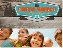 Tablet Screenshot of faithhavencamp.org